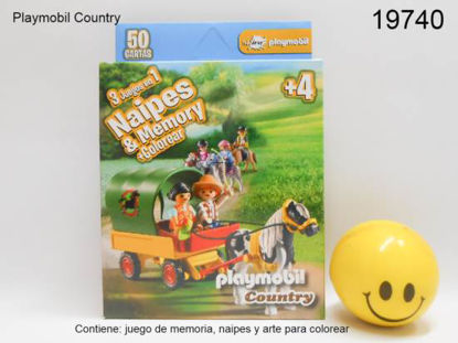 Imagen de NAIPES Y MEMORIA PLAYMOBIL COUNTRY 4.24